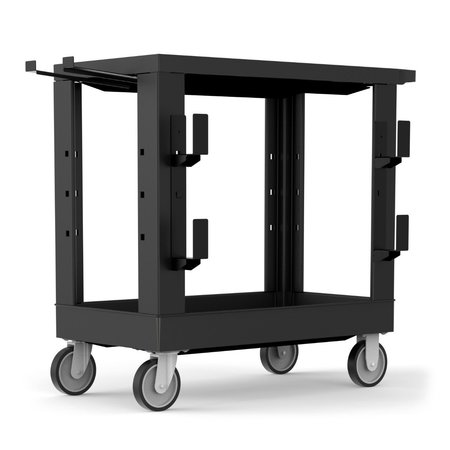 LUXOR EC11 Industrial Cart Flat Top EC21-NDUST-B